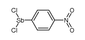 4-nitrophenyldichlorostibine Structure