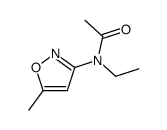 Acetamide, N-ethyl-N-(5-methyl-3-isoxazolyl)- (9CI)结构式