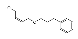 (Z)-4-(3-phenylpropoxy)-but-2-en-1-ol结构式