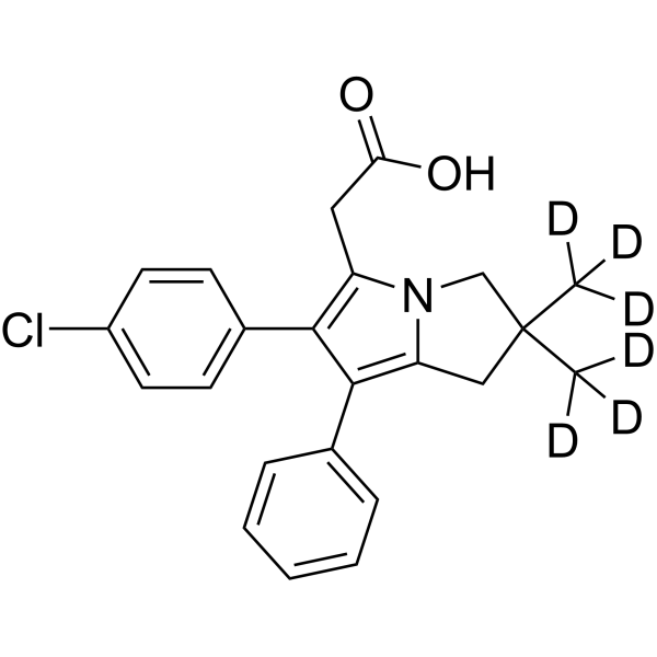 Licofelone-d6结构式