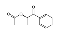 (R)-1-oxo-1-phenylpropan-2-yl acetate结构式
