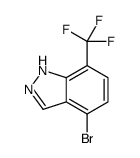 4-bromo-7-(trifluoromethyl)-1H-indazole Structure