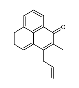 3-(2-propenyl)-2-methyl-1-oxo-1H-phenalene结构式