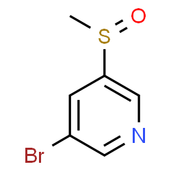 3-Bromo-5-(methylsulfinyl)pyridine Structure
