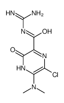 5-chloro-N-(diaminomethylidene)-6-(dimethylamino)-2-oxo-1H-pyrazine-3-carboxamide结构式