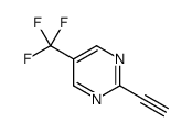 2-ethynyl-5-(trifluoromethyl)pyrimidine Structure