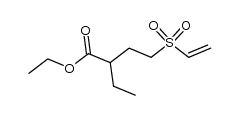 ethyl α-ethyl-γ-(vinylsulfonyl)butyrate Structure