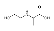 Alanine, N-(2-hydroxyethyl)- (9CI)结构式