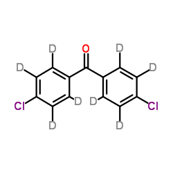 Bis(4-chlorophenyl)methanone-d8结构式