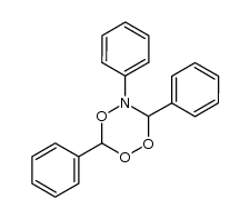 trans-Dihydro-3,5,6-triphenyl-1,2,4,5-trioxazine结构式