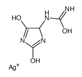 silver,(2,5-dioxoimidazolidin-4-yl)urea结构式