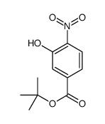 TERT-BUTYL 3 HYDROXY-4-NITROBENZOATE结构式