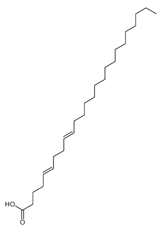 pentacosa-5,9-dienoic acid Structure