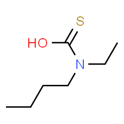 Carbamothioic acid,butylethyl- (9CI) structure