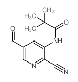 N-(2-cyano-5-formylpyridin-3-yl)pivalamide picture