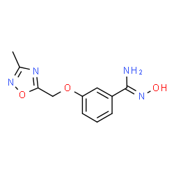 (Z)-N'-Hydroxy-3-((3-methyl-1,2,4-oxadiazol-5-yl)methoxy)benzimidamide picture