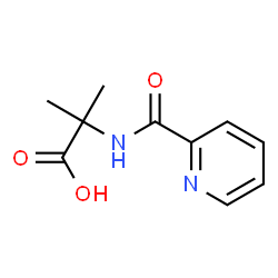 Alanine,2-methyl-N-(2-pyridinylcarbonyl)- Structure