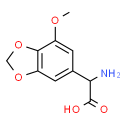 AMINO-(4-METHOXY-BENZO[1,3]DIOXOL-6-YL)-ACETIC ACID Structure