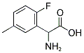 2-FLUORO-5-METHYL-DL-PHENYLGLYCINE Structure