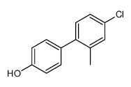 4-(4-chloro-2-methylphenyl)phenol结构式