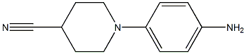 1-(4-氨基苯基)-4-氰基哌啶结构式