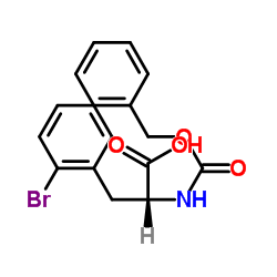 N-[(Benzyloxy)carbonyl]-2-bromophenylalanine结构式