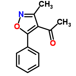 Ethanone, 1-(3-methyl-5-phenyl-4-isoxazolyl)- (9CI) Structure