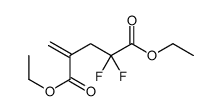 2,2-Difluoro-4-Methylenepentanedioic acid diethyl ester structure