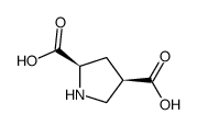 2,4-Pyrrolidinedicarboxylicacid,(2R-cis)-(9CI) Structure