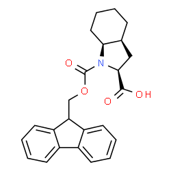 Fmoc-(2S,3aS,7aS)-Octahydro-1H-indole-2-carboxylic acid Structure