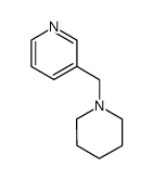 3-(piperidin-1-ylmethyl)pyridine Structure