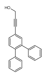 3-(3,4-diphenylphenyl)-2-propyn-1-ol结构式