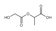 2-(2-hydroxyacetoxy)propionic acid Structure