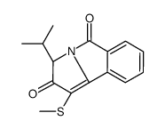 1-methylsulfanyl-3-propan-2-yl-3H-pyrrolo[1,2-b]isoindole-2,5-dione结构式
