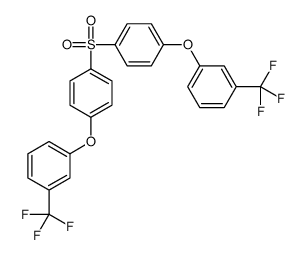 1-(trifluoromethyl)-3-[4-[4-[3-(trifluoromethyl)phenoxy]phenyl]sulfonylphenoxy]benzene结构式