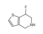 7-fluoro-4,5,6,7-tetrahydrothieno[3,2-c]pyridine Structure