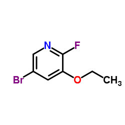 5-Bromo-3-ethoxy-2-fluoropyridine Structure