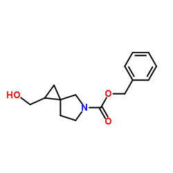 5-Cbz-5-氮杂螺[2.4]庚烷-1-甲醇结构式