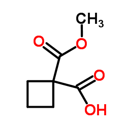 1-(Methoxycarbonyl)cyclobutanecarboxylic acid图片