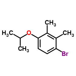 4-Bromo-2,3-dimethyl-1-isopropoxybenzene结构式