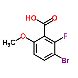 3-Bromo-2-fluoro-6-methoxybenzoic acid picture