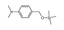 Trimethyl(p-dimethylaminobenzyloxy)silane structure