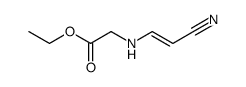 Glycine, N-(2-cyanoethenyl)-, ethyl ester, (E)- (9CI) Structure