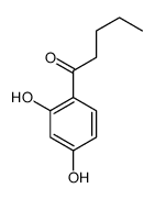 1-(2,4-dihydroxyphenyl)pentan-1-one Structure