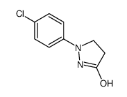 1-(4-Chlorophenyl)-3-pyrazolidinone Structure