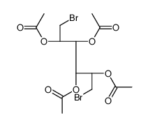 1,6-Dibromo-1,6-dideoxygalactitol 2,3,4,5-tetraacetate structure