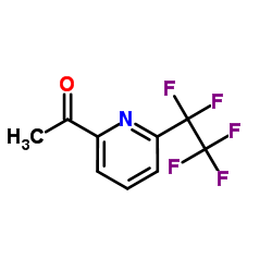 2-Acetyl-6-(pentafluoroethyl)pyridine结构式