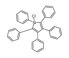 1-chloro-1,2,3,4,5-pentakis-phenylsilole Structure