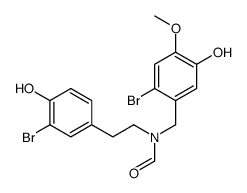 N-(3-Bromo-4-hydroxyphenethyl)-N-(2-bromo-5-hydroxy-4-methoxybenzyl)formamide picture