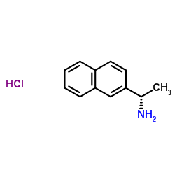 (1S)-1-(2-Naphthyl)ethanamine hydrochloride (1:1)结构式